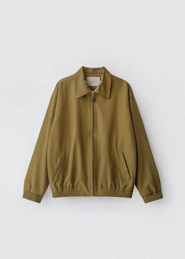 Lagom stripe blouson (olive)