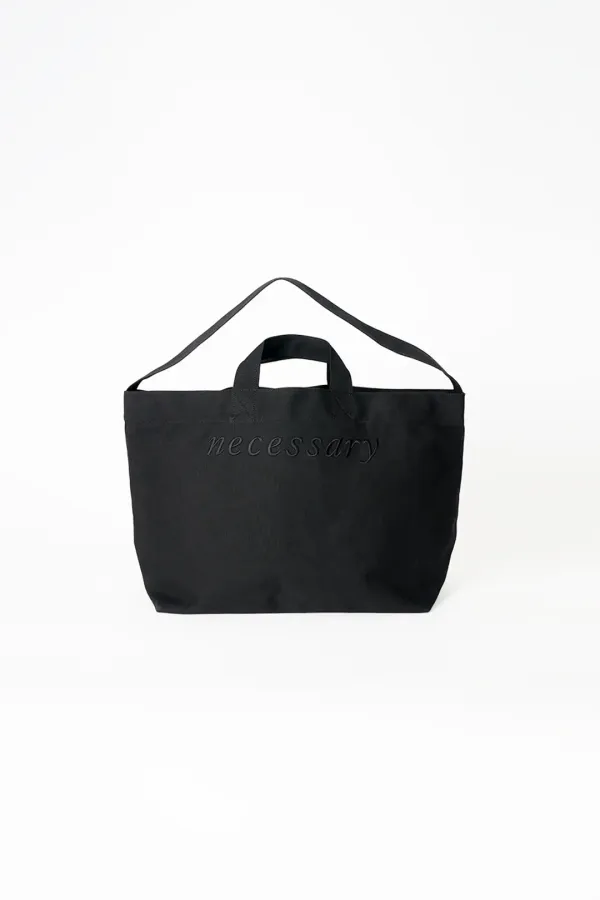 Solid Shopper Bag Big (Black)