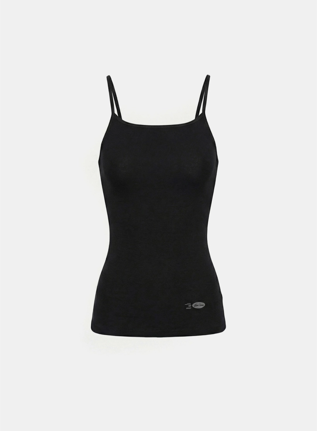 배드블러드 [w-tnk26-009] BS Cotton Jersey String Tank - Black 상품 이미지 1