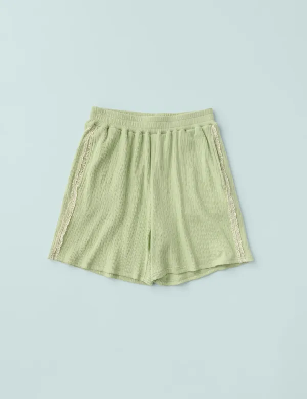 Alfie Lace Shorts (Light Green)