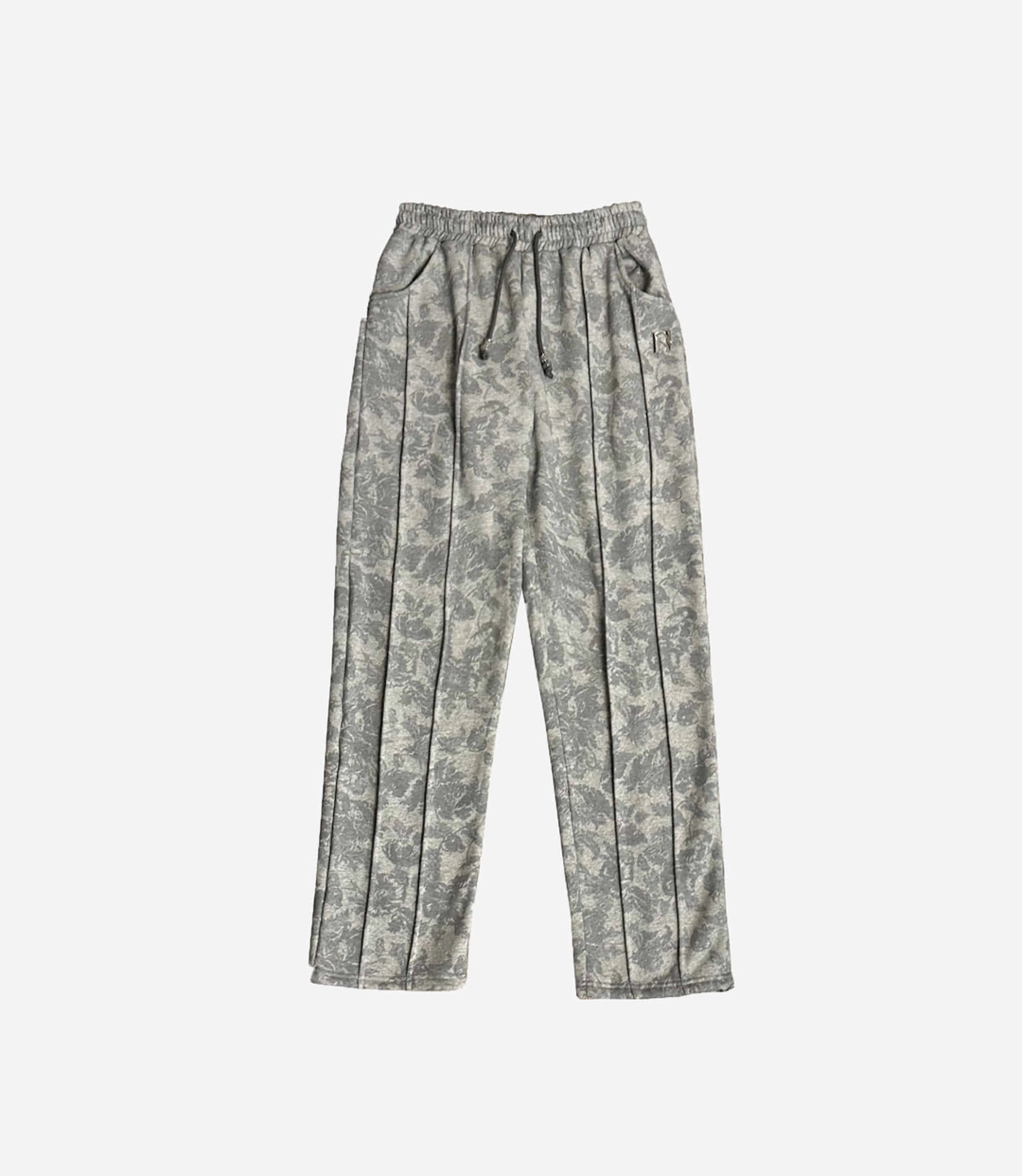 뉴얼린 Flower Emblem Beads Pin tuck Pants 상품 이미지 2