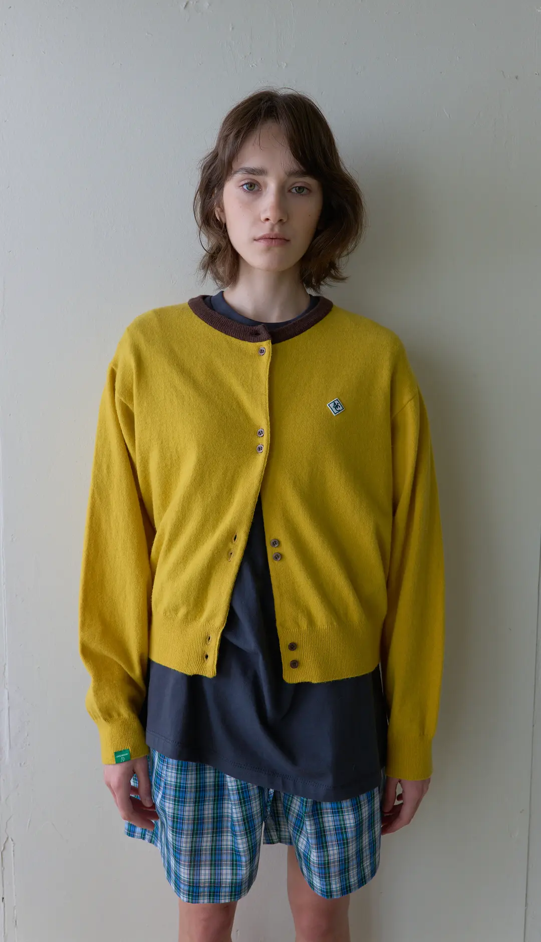 노컨텐츠 164. Coloring Cardigan _ Mustard 상품 이미지 2