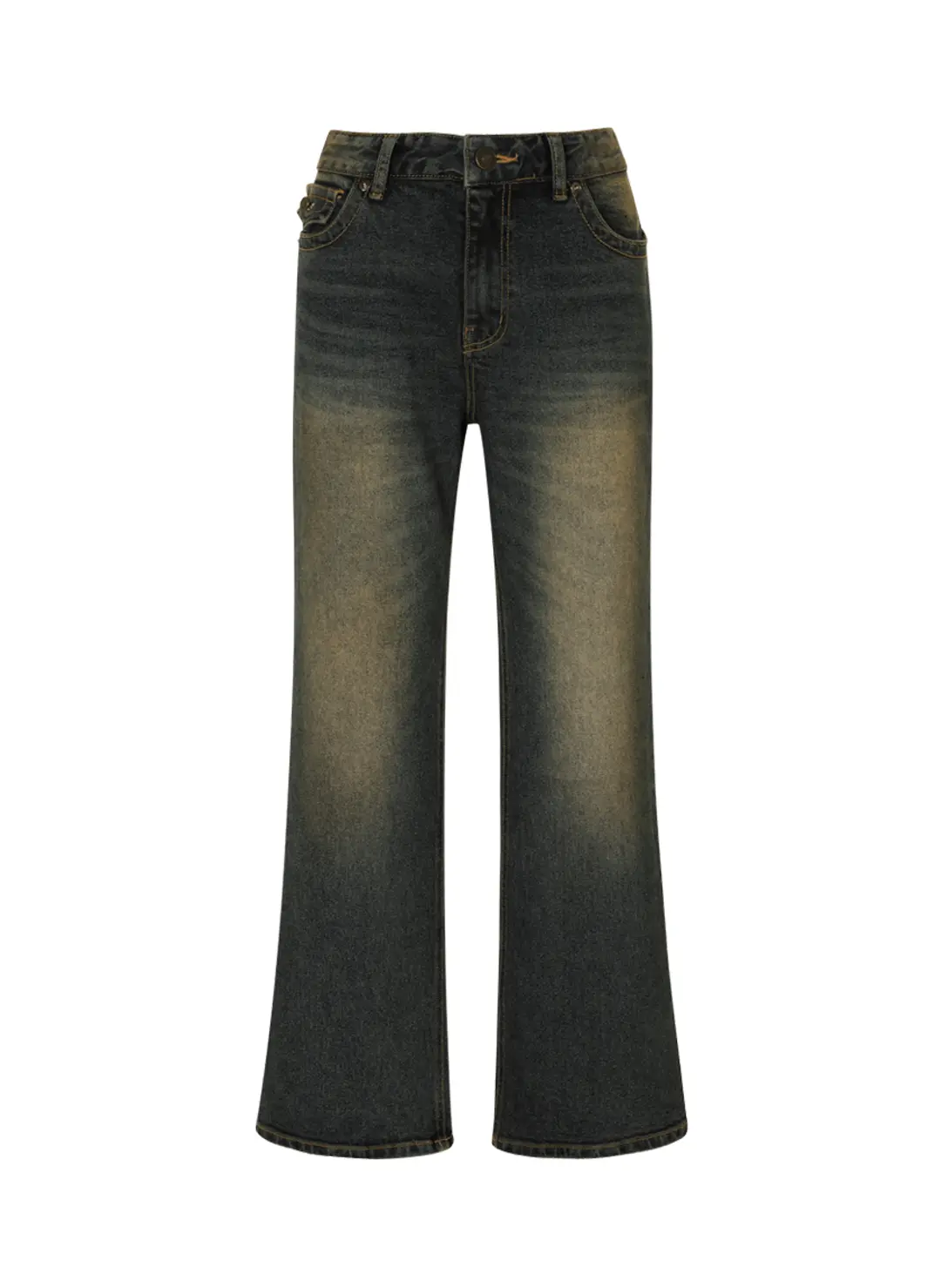 루루서울 Sparkle Midi Rise Denim 상품 이미지 1