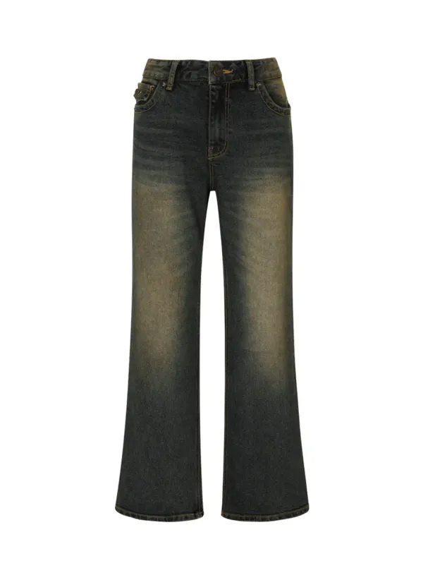 Sparkle Midi Rise Denim
