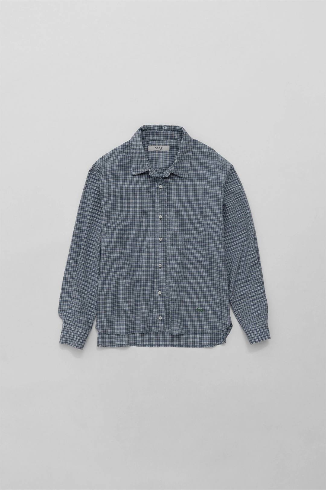 헤이그 2nd) a study shirt (green check) 상품 이미지 1