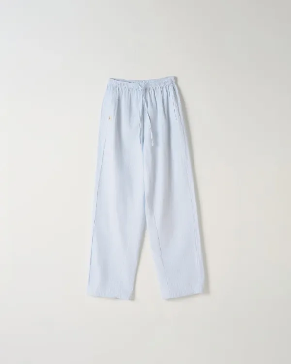 Cotton Stripe Pants [BLUE]