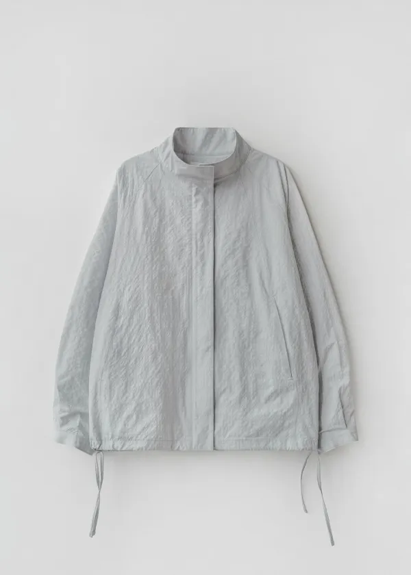 Sander check blouson (blue)