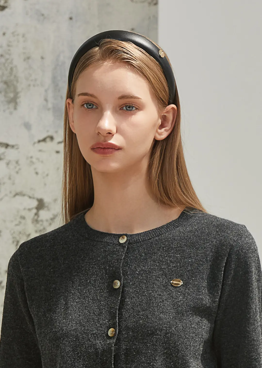 아노에틱 ANC NEW LEATHER HAIR BAND_BLACK 상품 이미지 2