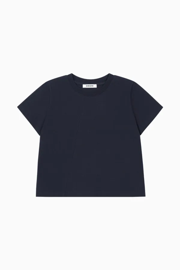 DOT LABEL T-SHIRT, NAVY