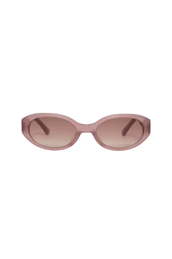 MATIN BOLD OVAL SUNGLASSES IN PINK