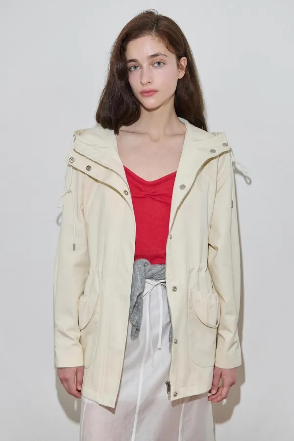 Shirring Knit Sleeveless (Red)