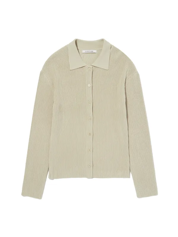 HIGH TWIST RIBBED KNIT CARDIGAN [MINT]