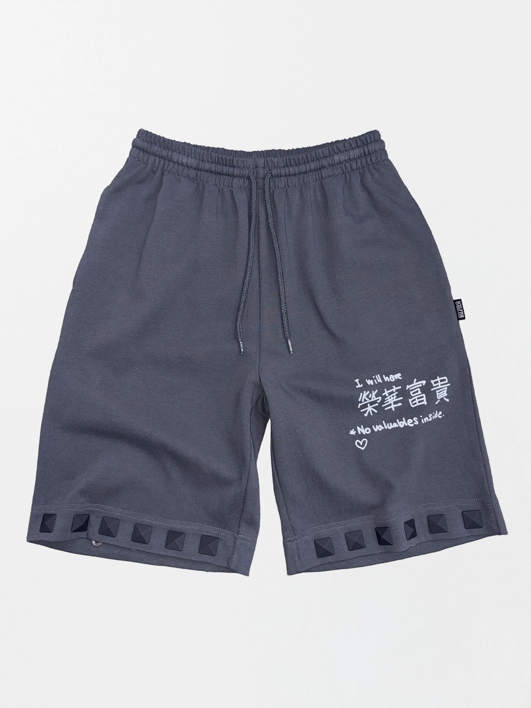 스컬프터 Studded Bermuda Pants Charcoal 상품 이미지 1
