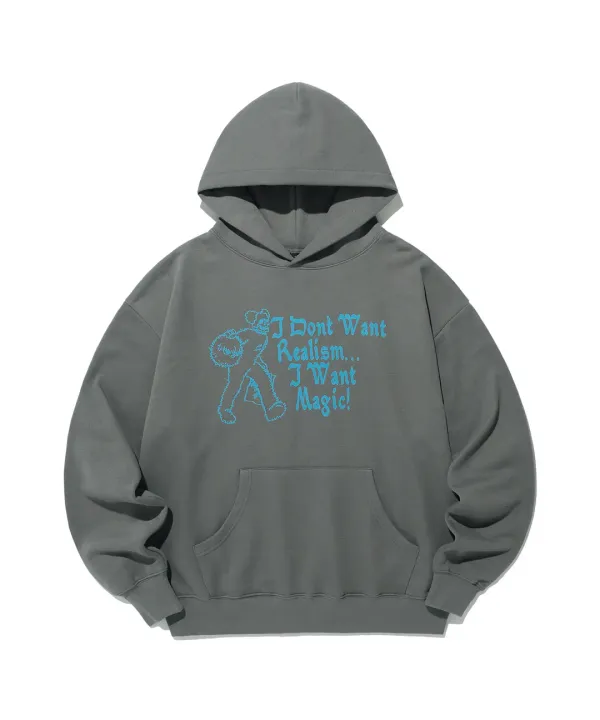 i want magic hoodie[charcoal]