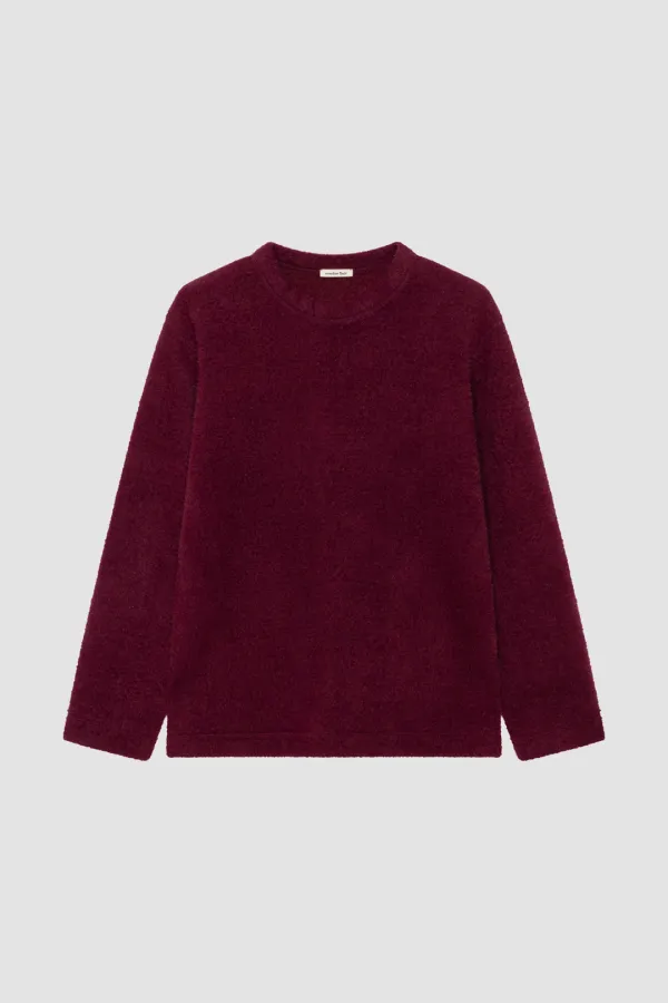 [EXCLUSIVE] FUZZY LOOSE T-SHIRT_ROSE GRAPE