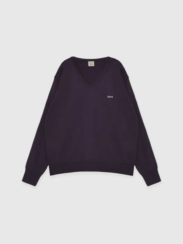 [4th 재입고] Classic V Neck Knit (Purple)
