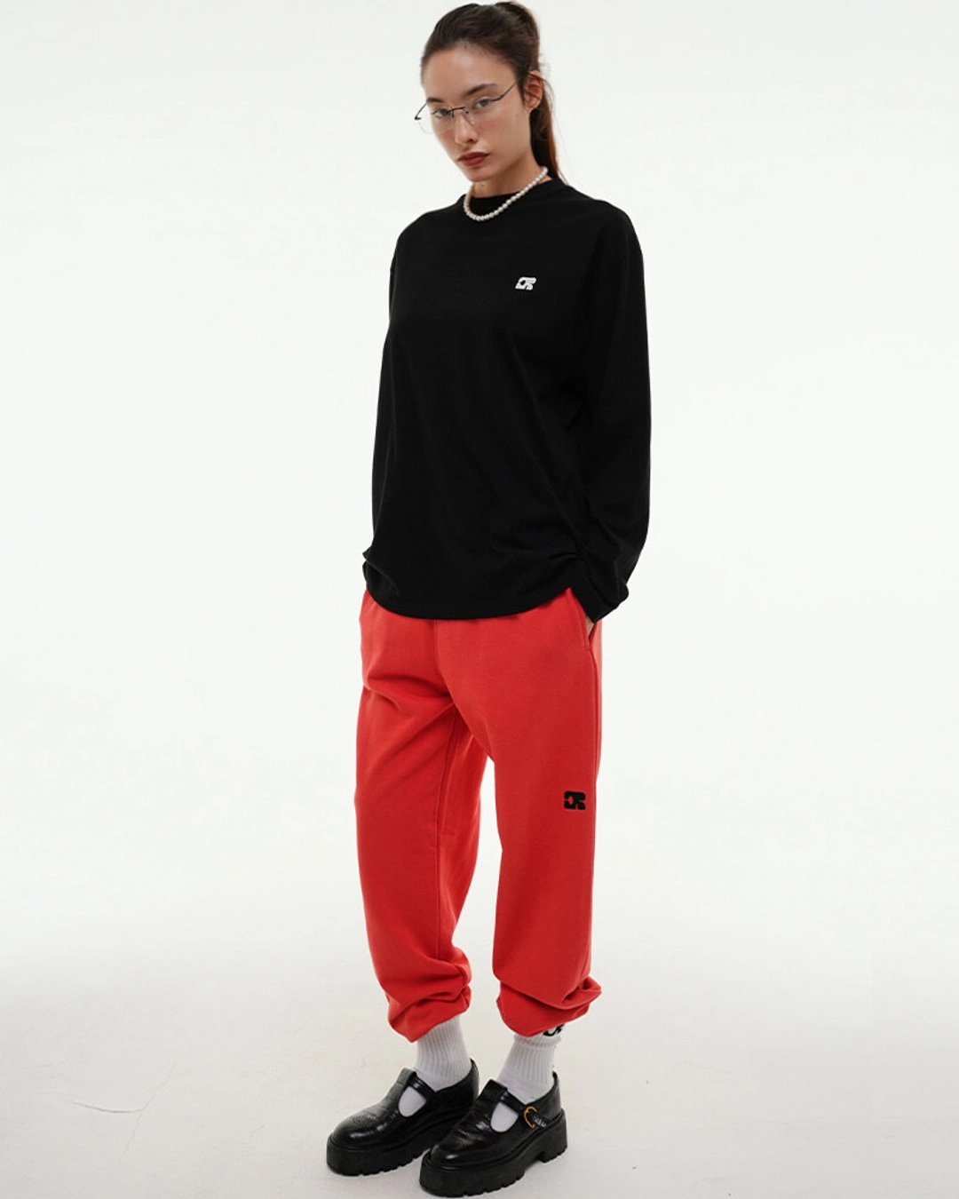 센토르 CENTAUR EMBLEM SWEATPANTS_RED 상품 이미지 2