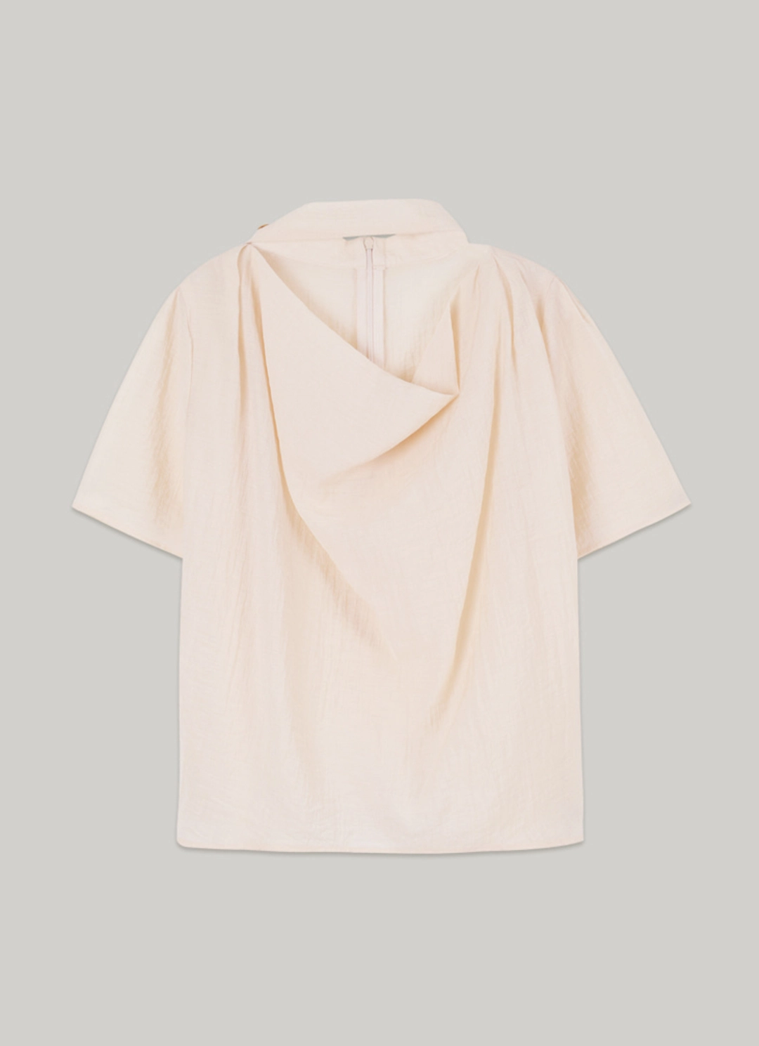 아워코모스 comos 1439 cowl neck choker blouse (beige) 상품 이미지 3