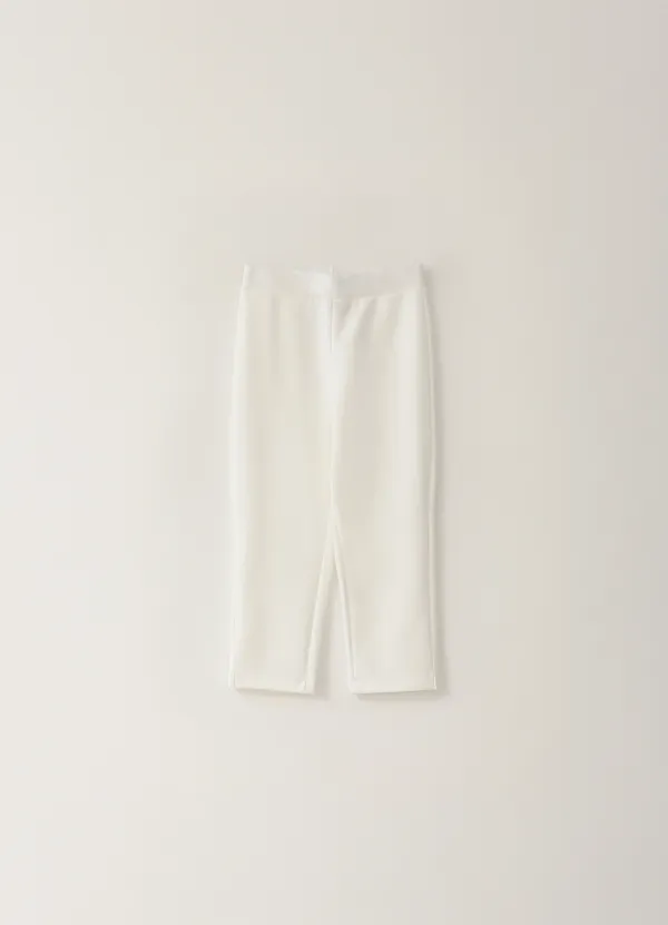 Capri Double Pants - White