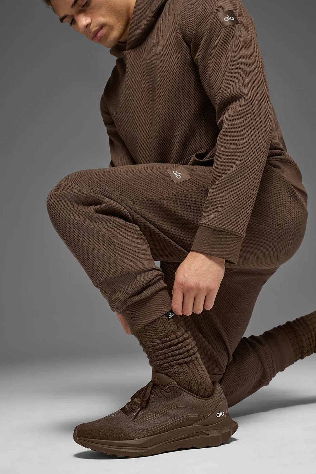 알로요가 Unisex Scrunch Sock - Espresso 상품 이미지 3
