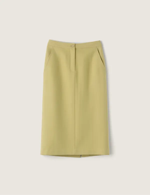 Sante Wool Skirt (Misty Yellow)