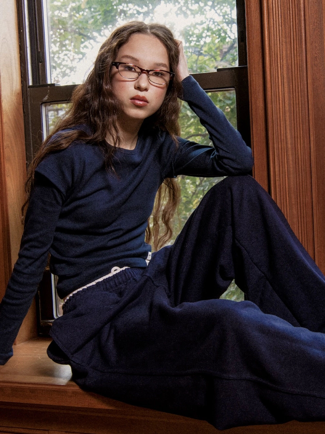 글로니 [3rd] G BABY TEE (NAVY) 상품 이미지 2