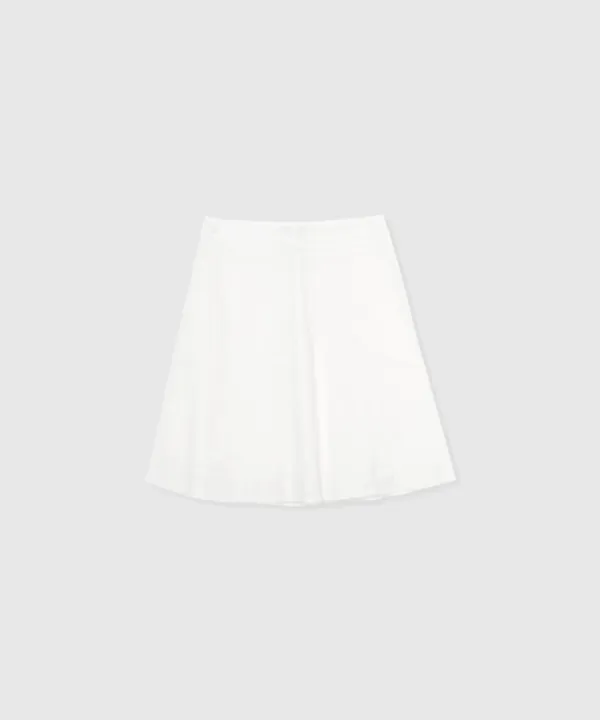 Vintage stitch skirt (White)