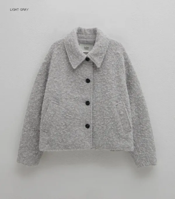 (CT-1449)LONDY HAIRY CROP SINGLE COAT