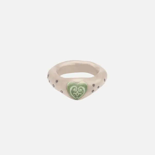 dotty romance ring-beige