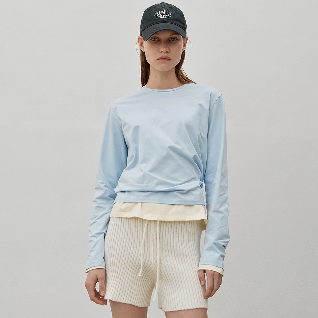 아뜰리에 나인 (Z-T-6790)ESSENTIAL SILKET STANDARD TEE 상품 이미지 2
