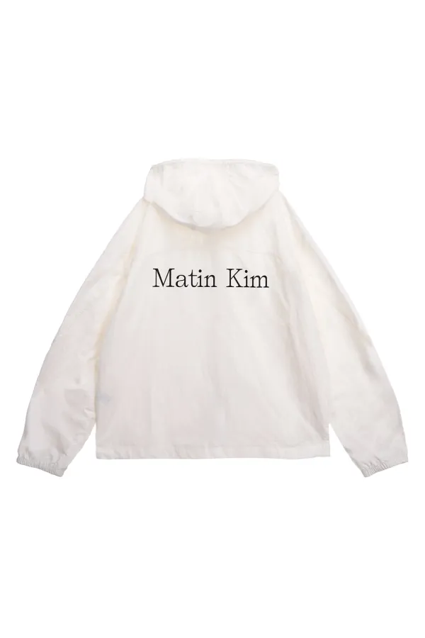 MATIN HIGH NECK HOODY COATING JUMPER FOR MEN IN IVORY