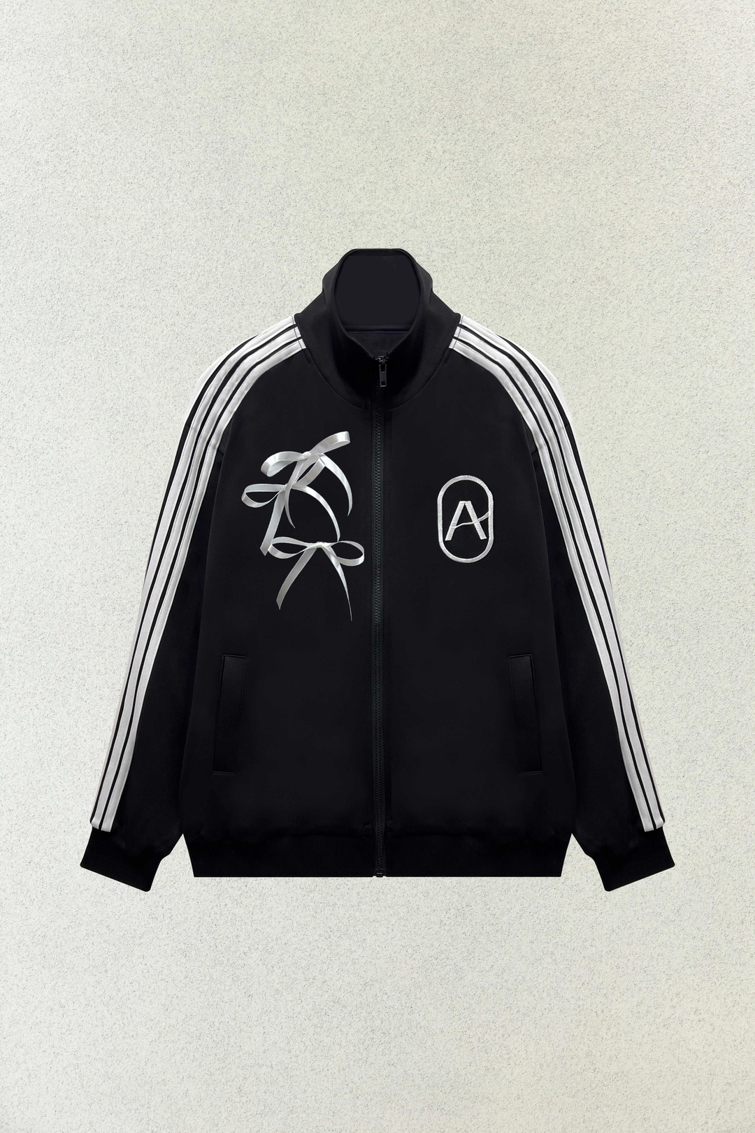 아리 A RIBBON TRACK TOP / BLACK 상품 이미지 1