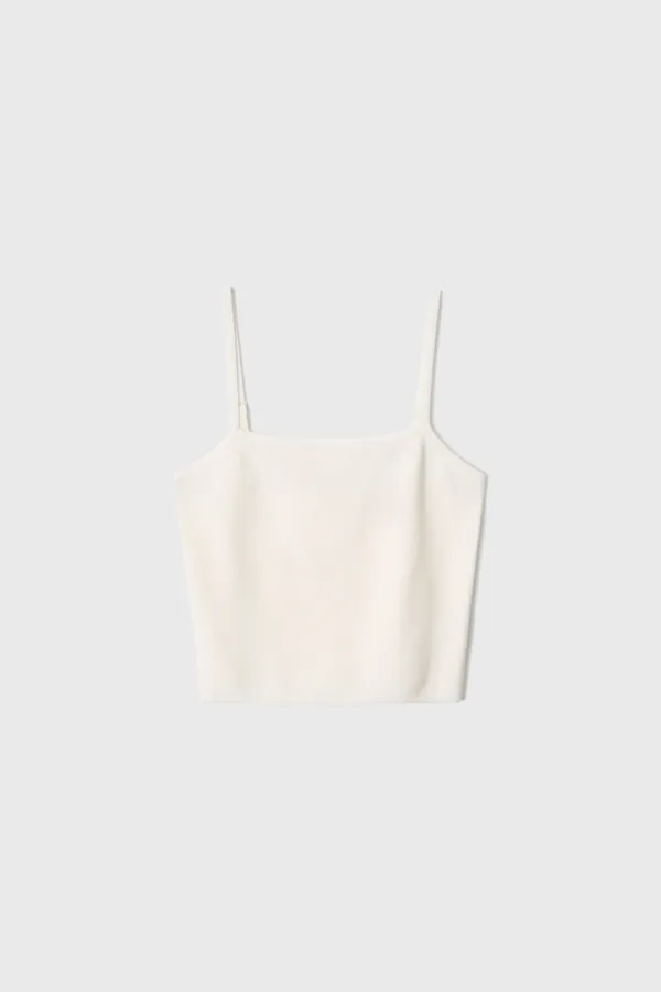 Slim Fit Tank Top (White / Ivory / Brown / Black)
