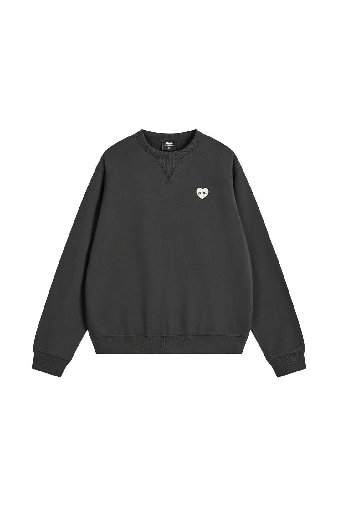 이미스 HEART RUBBER PATCH SWEATSHIRT-BLACK 상품 이미지 1