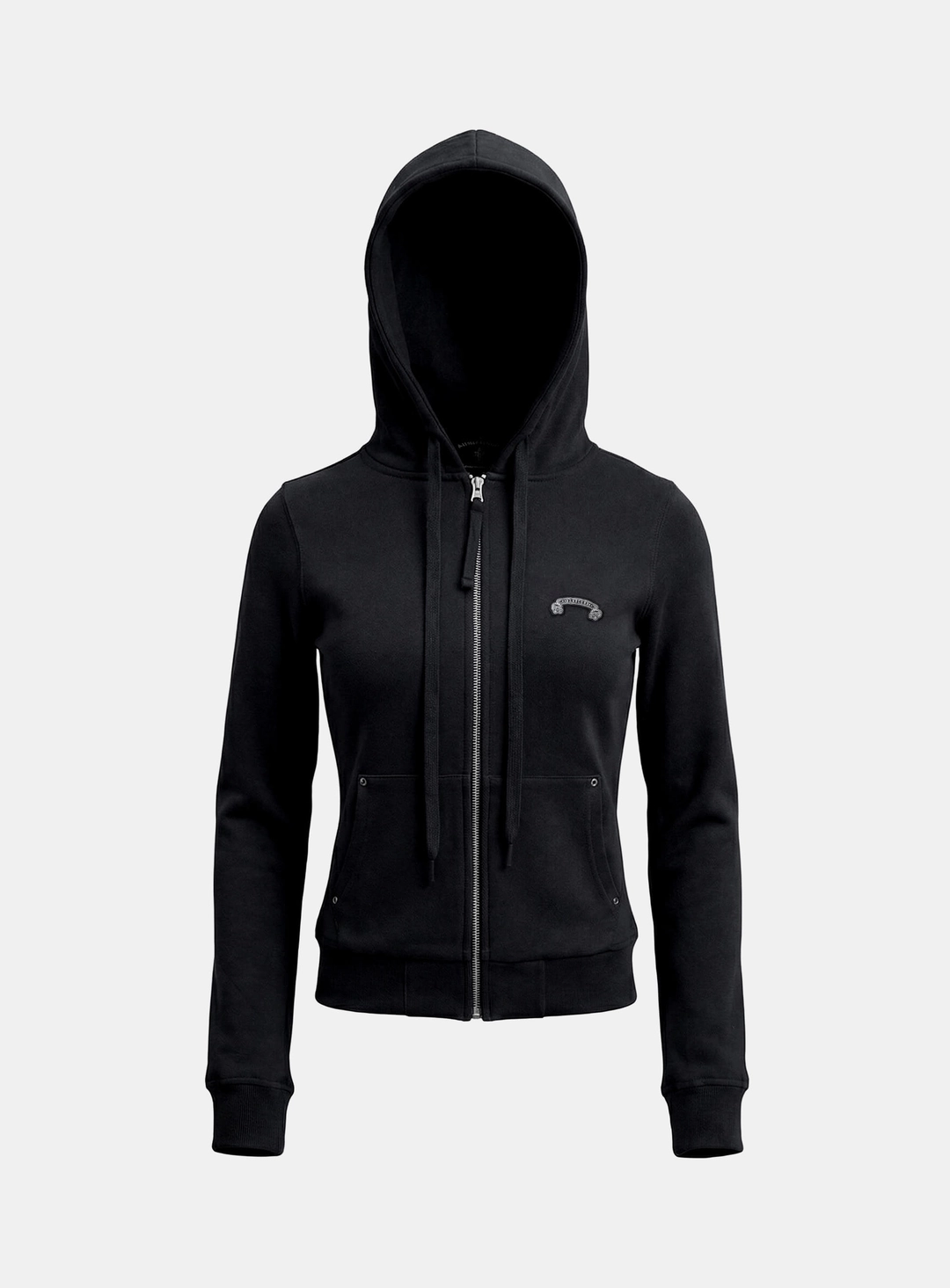 배드블러드 [w-hde26-018] Cosmo11 Slim-Fit Zip-Up Hoodie - Black 상품 이미지 1