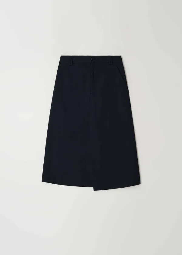 [3차] Semi Unbalance Skirt(Dark Navy)