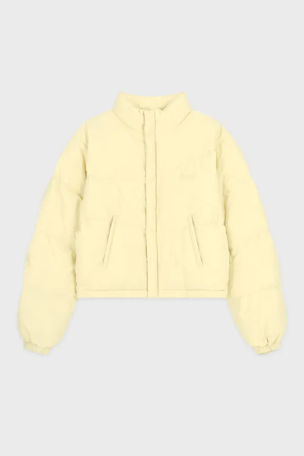 Puffer Jacket (Pale Yellow)
