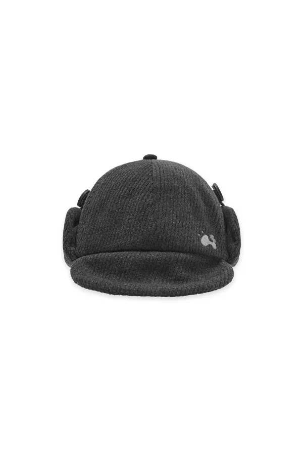 Trooper flap button cap (Charcoal)