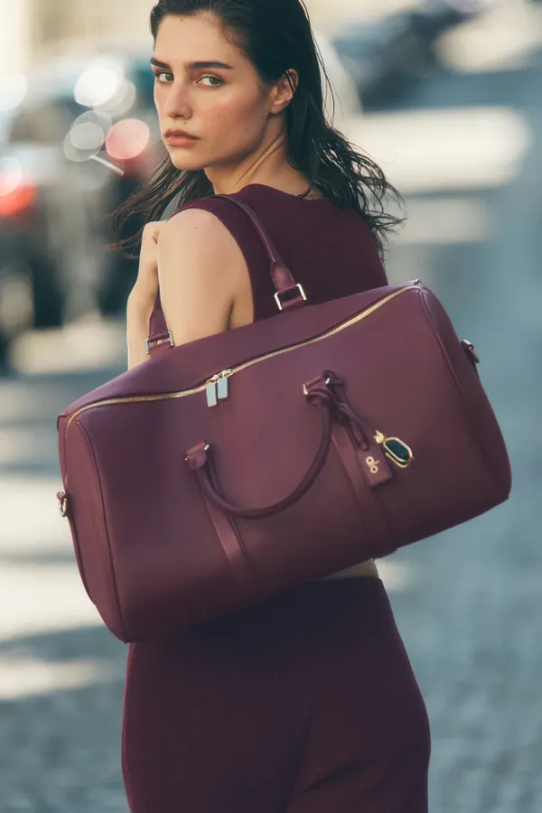 ALO Voyage Duffle - Bordeaux Leather