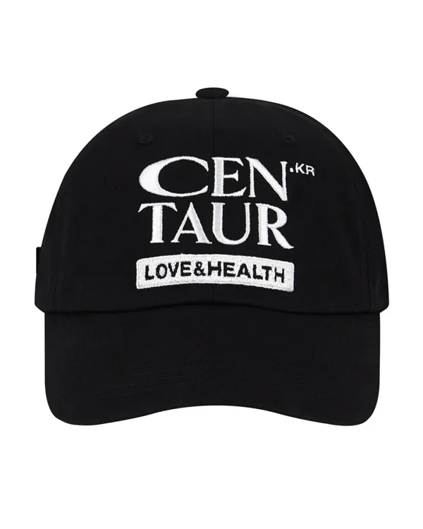 CENTAUR BIG LOGO BALL CAP_BLACK