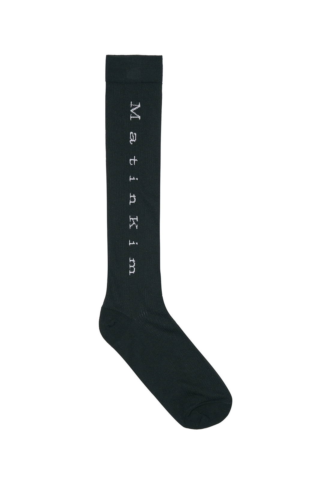 마뗑킴 MATIN JACQUARD LIGHT SOCKS IN BLACK 상품 이미지 1