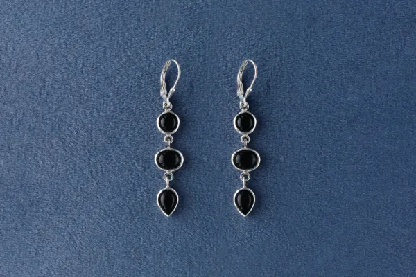 EARRINGS TRIO NOIR