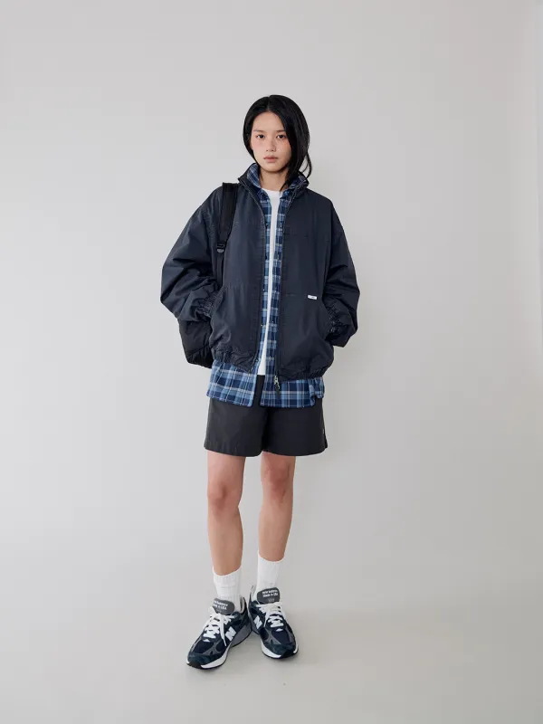 Prepster washed shorts_vintage charcoal