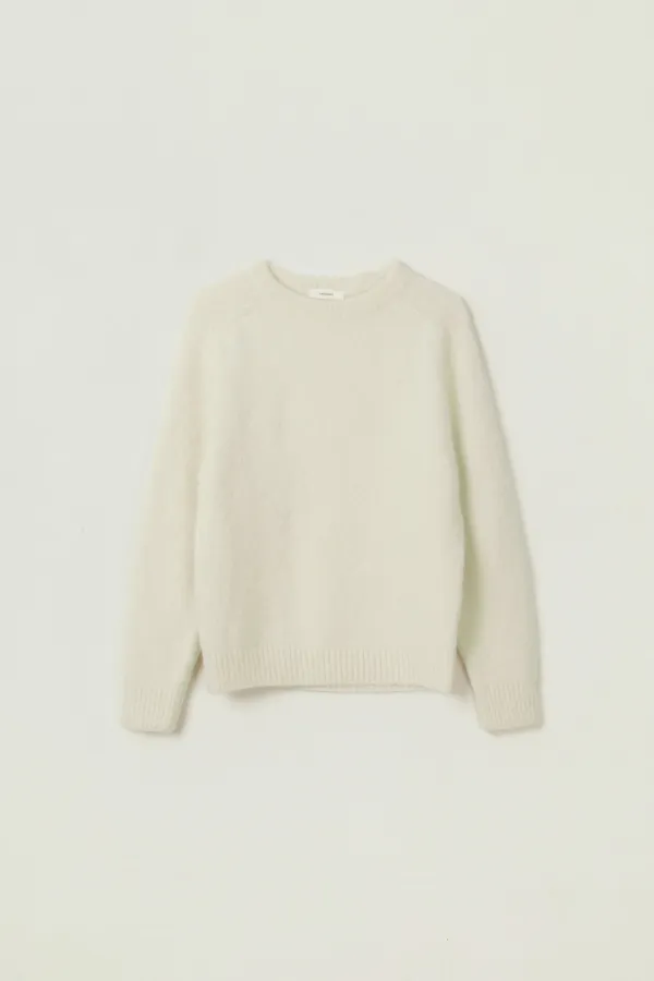 ALEPH ALPACA ROUND KNIT_IVORY