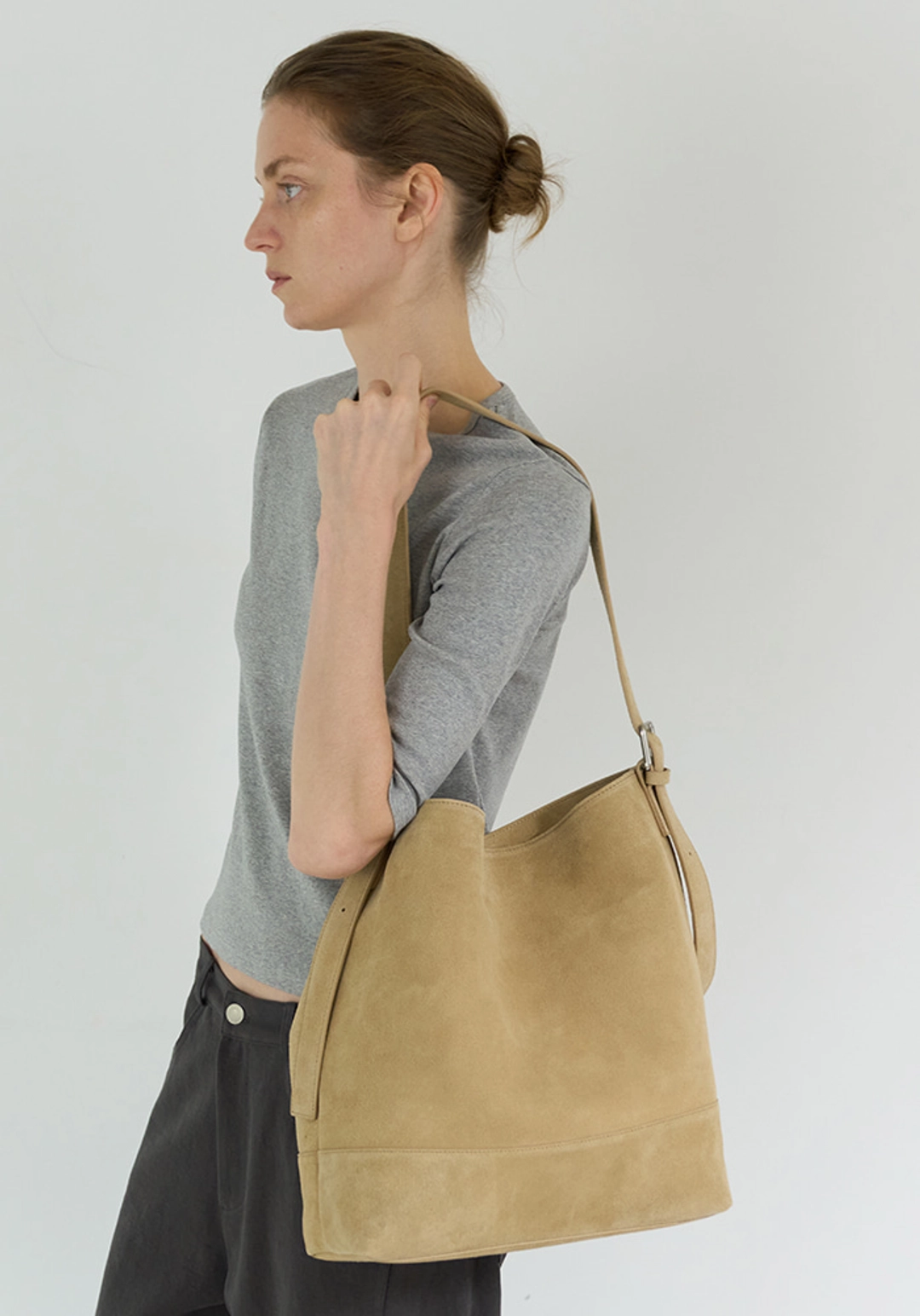 이브세이지 Evs bucket bag (Beige) 상품 이미지 2