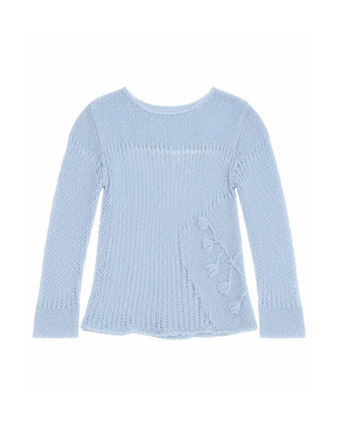 플레따 Lily of the valley Sheer Knit_Skyblue 상품 이미지 3