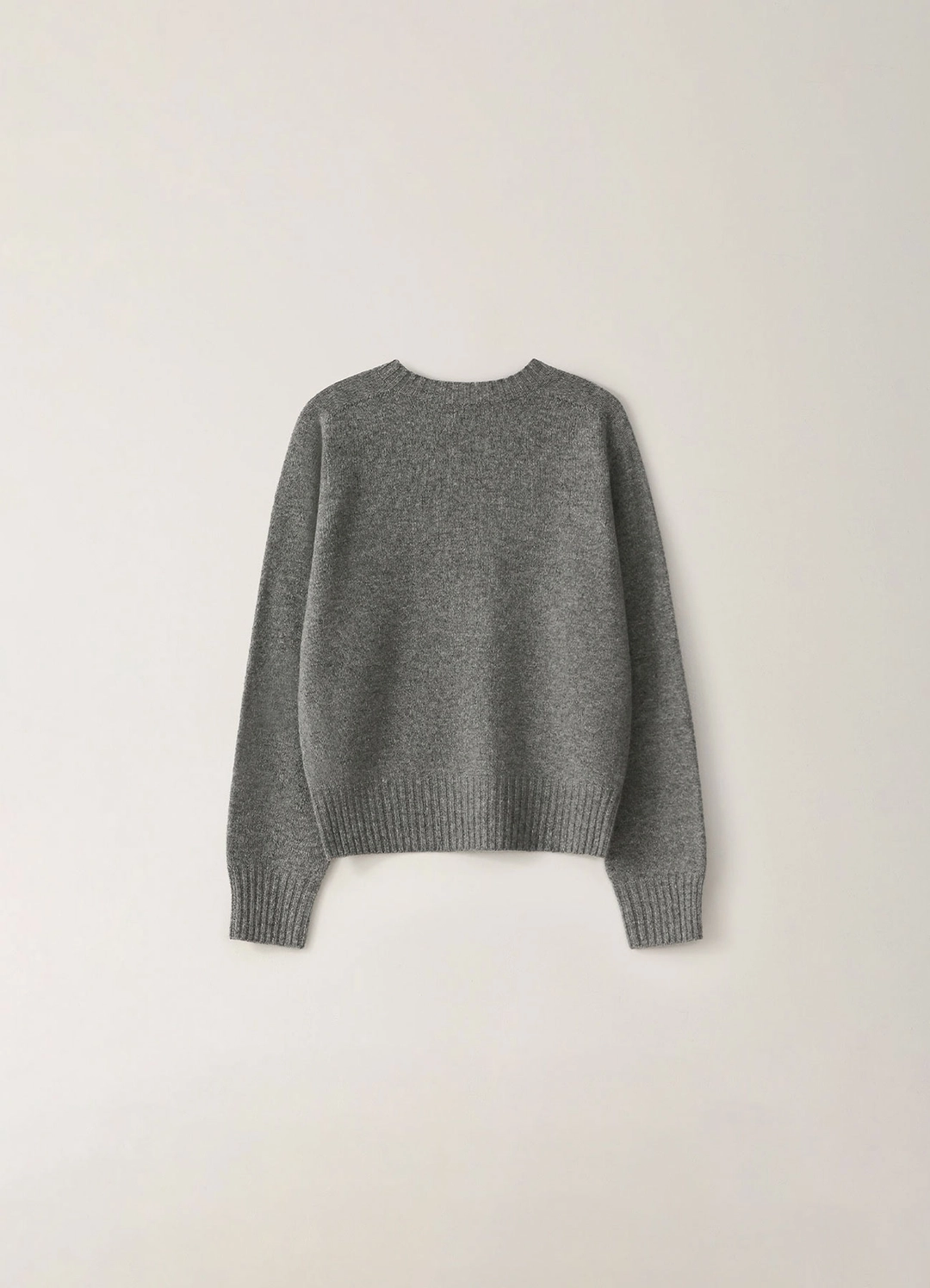 페블엠 Park Wholegarment Round Knit - Gray (10월 중순 순차배송) 상품 이미지 2