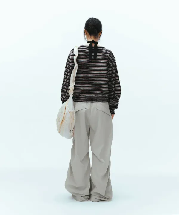 PUCKERING PANTS IVORY