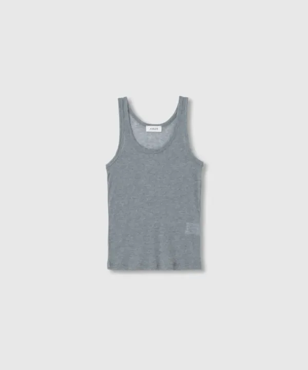 SOFT WOOL RIP SLEEVELESS