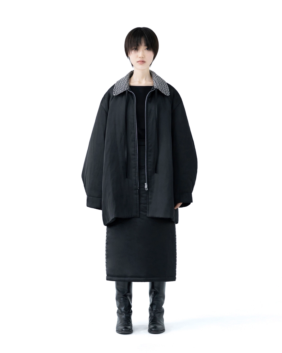 유노이아 cruise collar padding jacket 상품 이미지 2